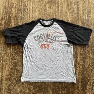 VINTAGE 00S CORVALLIS OREGON STATE UNIVERSITY SHIRT NIKE CENTER SWOOSH LARGE